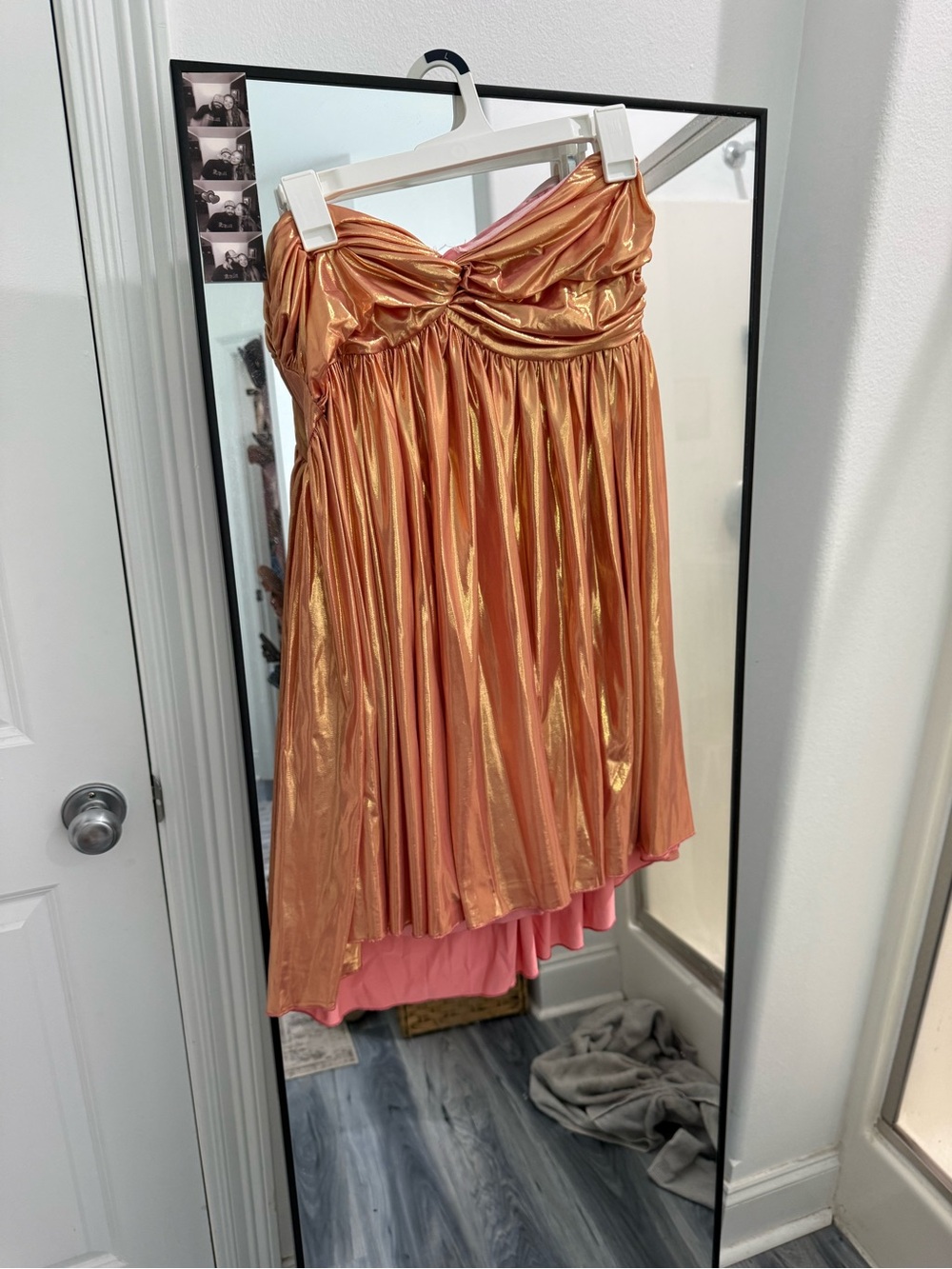 Womens Metallic Party Dress